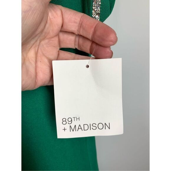 89th + Madison Lace Up Jeweled Dolman Cool Top size medium - Picture 3 of 9